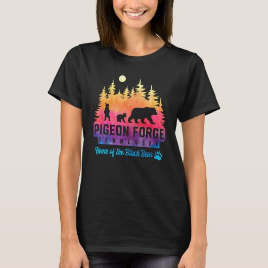 Pigeon Forge Tennessee Bear Great Smoky Mountains  Tシャツ (正面)