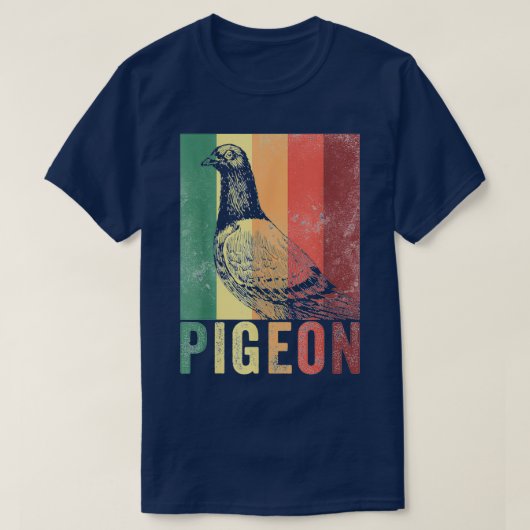 Pigeon Gift Bird Breeder Racing Lover 2 Tシャツ (デザイン正面)
