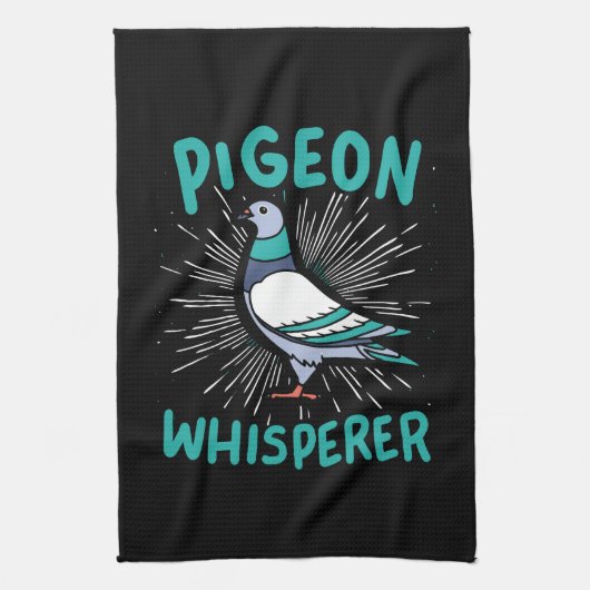 Pigeon - Pigeon Whisperer キッチンタオル (縦)