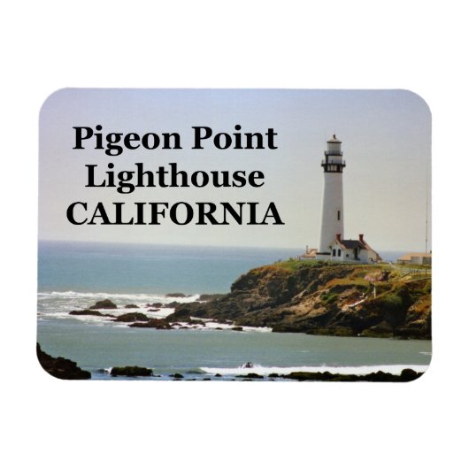 Pigeon Point Light house, California Flexi-Magnet マグネット (横)