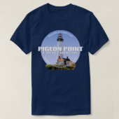 Pigeon Point Lighthouse 15 Tシャツ (デザイン正面)