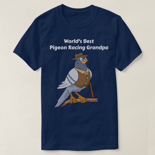 Pigeon Racing Gifts Men Grandpa Fatherx27s Day Pig Tシャツ (デザイン正面)