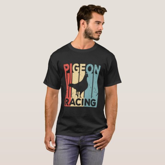 Pigeon Racing Tシャツ (正面フル)