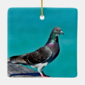 Pigeon With A View セラミックオーナメント (裏面)