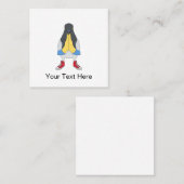 Pigeon with Shoes スクエア名刺 (正面/裏面)