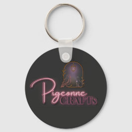 Pigeonne Crafts Logo v2 – Keychain キーホルダー