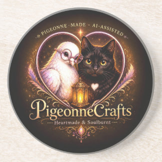 PigeonneCrafts ハートメイド コースター
