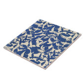 Pigeons in White and Blue タイル (側面)