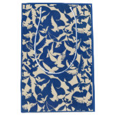 Pigeons in white and blue Rijksmuseum Amsterdam ミディアムペーパーバッグ (正面)