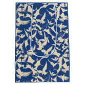 Pigeons in white and blue Rijksmuseum Amsterdam ミディアムペーパーバッグ (裏面)