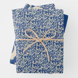 Pigeons in white and blue Rijksmuseum Amsterdam ラッピングペーパーシート