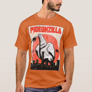 Pigeonzilla pigeon whisperer bird animal gift tシャツ