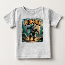 Pigfoot Illustration – Pig Bigfoot Funny Scary