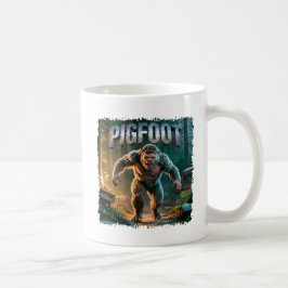 Pigfoot Photographic – Pig Bigfoot Funny Scary コーヒーマグカップ