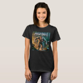 Pigfoot Photographic – Pig Bigfoot Funny Scary Tシャツ (正面フル)
