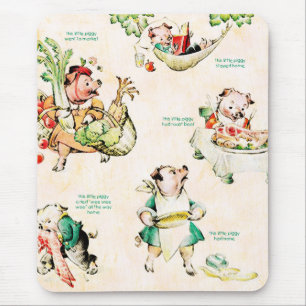 Piggiesの少しマウスパッド マウスパッド