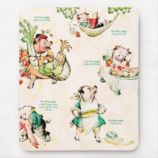 Piggiesの少しマウスパッド マウスパッド (正面)