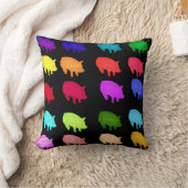 Piggiesの虹 クッション (ブランケット)