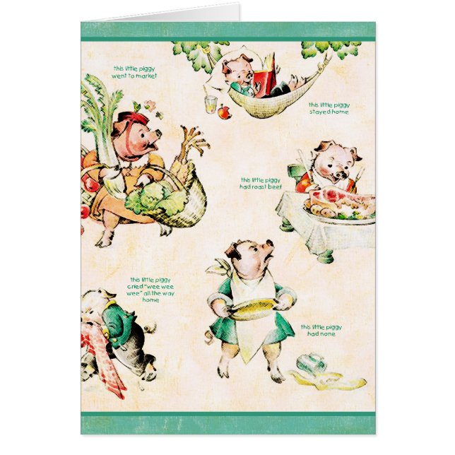 Piggies少しカード (正面)