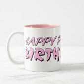 Pigginの幸せな誕生日 ツートーンマグカップ (左)