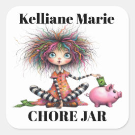 Piggy Bank スクエアシール