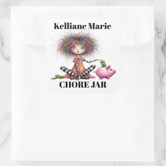 Piggy Bank スクエアシール (バッグ)