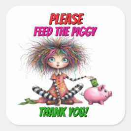 Piggy Bank スクエアシール