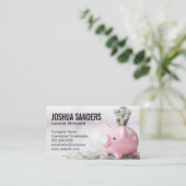 Piggy Bank | ドル | 財務 名刺 (スタンド正面)