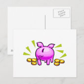Piggy Bank ポストカード (正面/裏面)