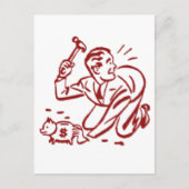 piggy bank ポストカード (正面)