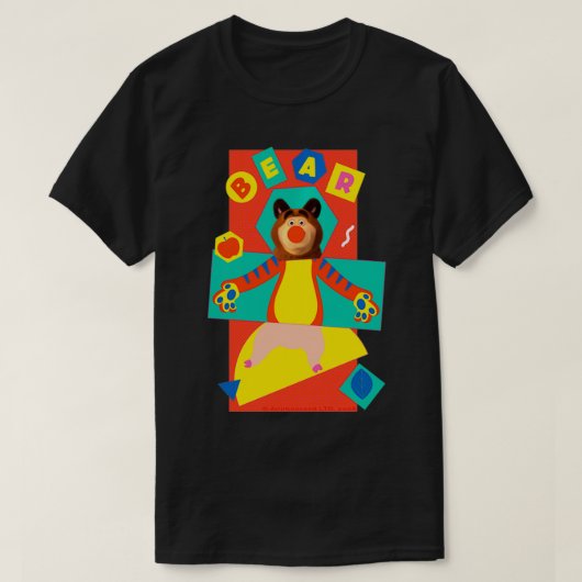Piggy Bear Pullover Tシャツ (デザイン正面)