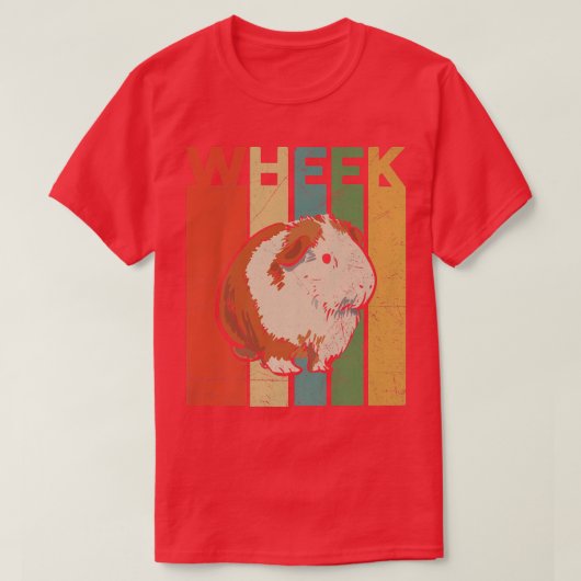 Piggy Design for a Guinea Pig nerd  Tシャツ (デザイン正面)