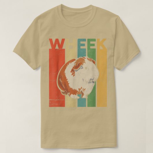 Piggy Design for a Guinea Pig nerd T-Shirt Tシャツ (デザイン正面)