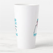 Piggy Enjoys Your Vegan Choice -  カフェラテマグ (正面)