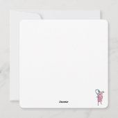 Piggy Enjoys Your Vegan Choice - シーズンカード (裏面)