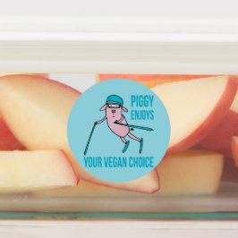 Piggy Enjoys Your Vegan Choice - ラベル