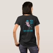 Piggy Enjoys Your Vegan Choice - Tシャツ (裏面フル)