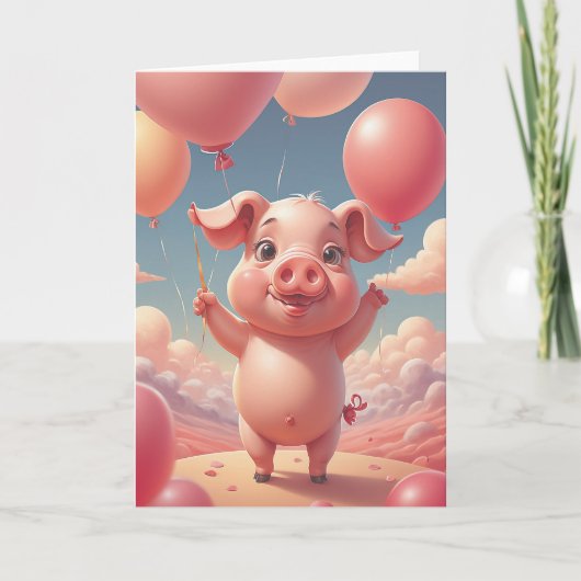 Piggy Sees the Future カード (正面)