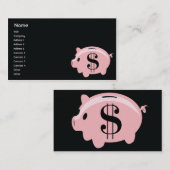 Piggybank -ビジネス 名刺 (正面/裏面)
