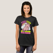 Piggycorn Farm Animal Piggy Farmer Unicorn Pig Tシャツ (正面フル)