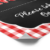 Pightsサイン – 赤ベビーQ ポスター (角)