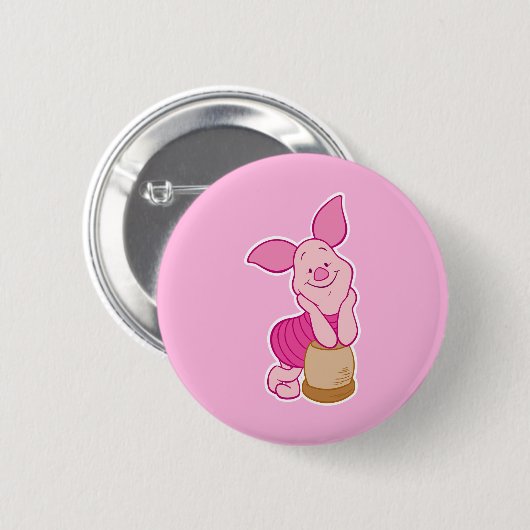 Piglet Button 缶バッジ (正面&裏面)