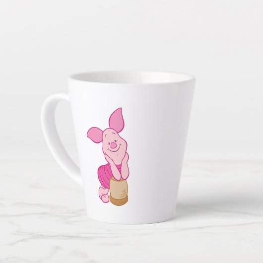 Piglet Latte Mug カフェラテマグ (左アングル)
