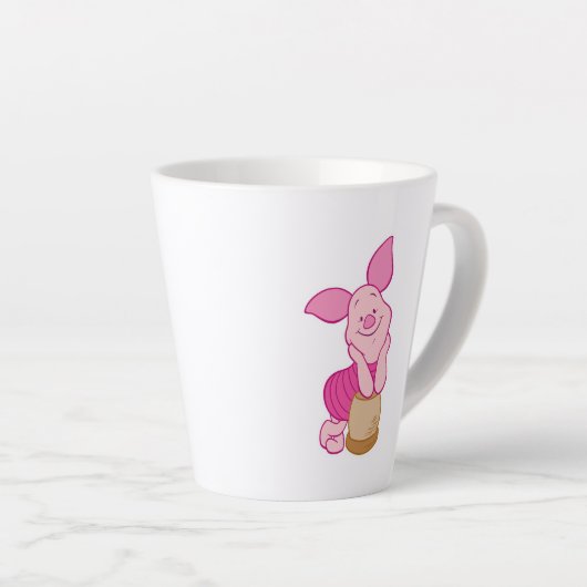 Piglet Latte Mug カフェラテマグ (右アングル)