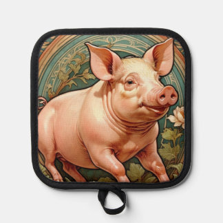 Piglet Pot Holder 鍋敷き