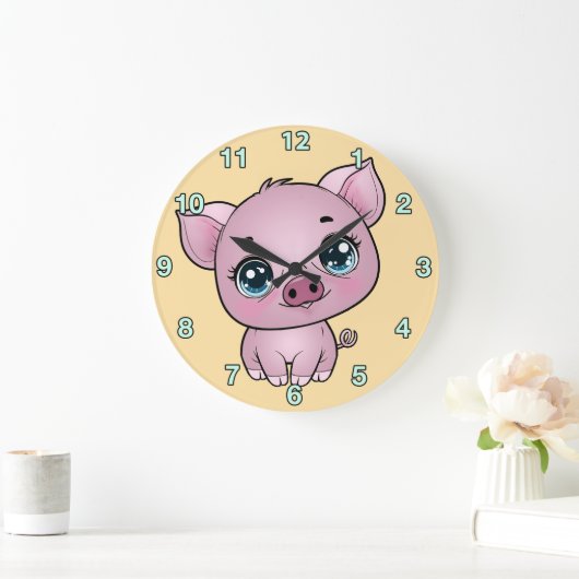 Piglet Wall Clock ラージ壁時計 (ホーム)