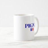 PIGNAフランス コーヒーマグカップ (正面右)