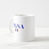 PIGNAフランス コーヒーマグカップ (正面左)