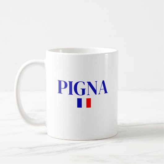 PIGNAフランス コーヒーマグカップ (左)