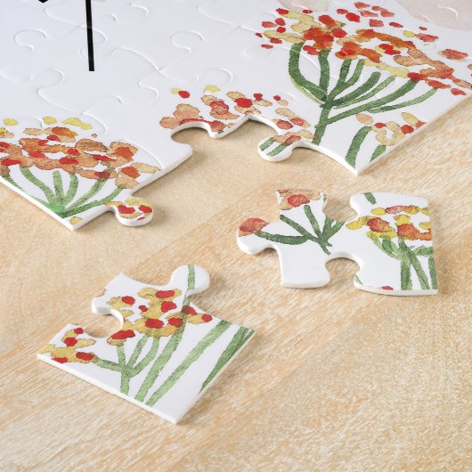 Pigpen暗号でメッセージをデコードする ジグソーパズル (側面)